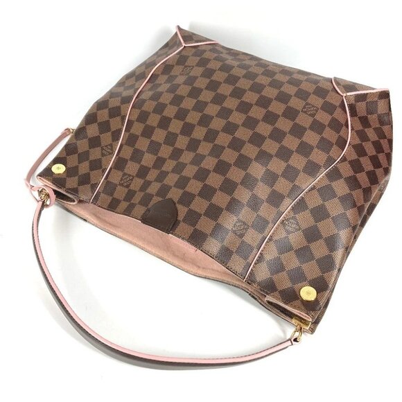 LOUIS VUITTON N41556 Kaisa Hobo Kaisa Shoulder Bag Damier Canvas Ebene Brown - Picture 8 of 16